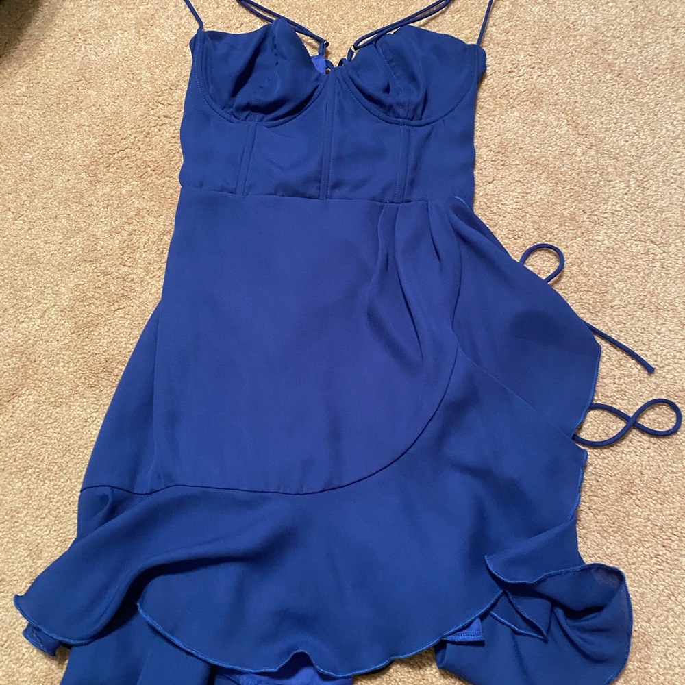 Lucy in the Sky Corset Royal Blue Dress